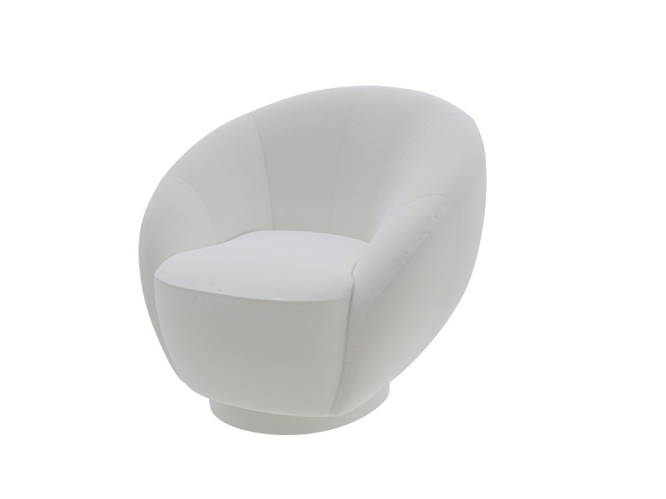 Кресло Verda Modern Ткань Микровелюр Marino 2 Молочный 90x87 122040₽